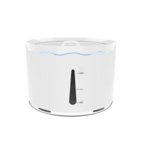 Ai Wo Pet Water dispenser Intelligent anti dry burning water feeder Large capacity water dispenser Cat products wholesale cross-border (Specifications: Water dispenser, colour: Five leaf grass water dispenser - white 1.8L)