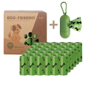 Degradable Bone Print Pet Poop Bag; Doggie Poop Bags; Dog Waste Bags (quantity: 36 Rolls (540 Bags))