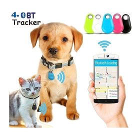 Pet Intelligent Mini Tracker; Anti Loss Tracker Alarm Locator For Dogs & Cats; Wallet Key Tracker; with battery (Color: light green, size: with battery inside)