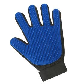 Cat grooming glove for cats wool glove Pet Hair Deshedding Brush Comb Glove For Pet Dog Cleaning Massage Glove For Animal Sale (style: Left)