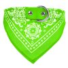 Adjustable Bandana Leather Pet Collar Triangle Scarf