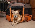 All-Terrain' Lightweight Easy Folding Wire-Framed Collapsible Travel Pet Playpen