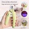 Banana pet nail clippers, cat nail clippers, dog nail clippers, LED blood thread pet products, one package for distribution