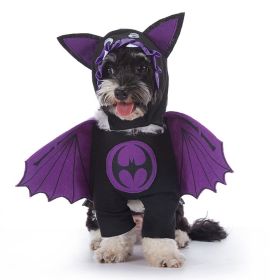 Pet Supplies Universal Clothes Bat (Option: PF101 Black Flight-L)