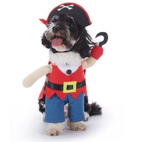 Pet Supplies Wansheng Dog Clothes (Option: PF96 Red Pirate-XL)