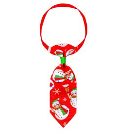 Pet Christmas Cute Printed Small Necktie (Option: NT0389)