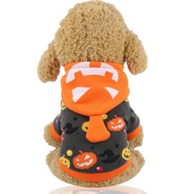 Pumpkin Lamp Pet Costume Funny Halloween Christmas Dog Clothes (Option: Pumpkin-2XL)