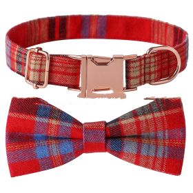 Pet Bow Dog Collar Metal Buckle (Option: Regular Style 1-L)